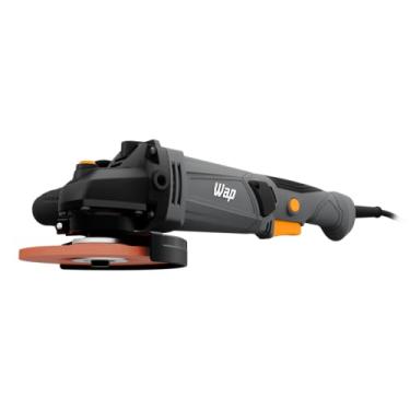 Imagem de ESMERILHADEIRA ANGULAR 5” WAP WF ES02 COM EMPUNHADURA AUXILIAR 3 POSIÇÕES PROTETOR DE DISCO 125MM 13000RPM 1200W 127v