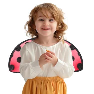 Imagem de Gadpiparty Ladybug Wings, Foldable Red Ladybug Costume Wings, Kids Party And Stage Performance Accessory, Lightweight And Portable