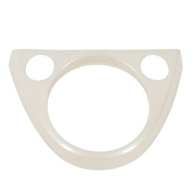 Imagem de aqxreight Tampa da Moldura do Painel do Câmbio de Engrenagens, Pasta de Instalação, Adesivo da Tampa Moldura Painel Caixa de Engrenagens para 500 Vermelho, Se Quiser, Capa Caixa de, Capa de (Branco