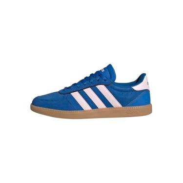 Imagem de adidas Tênis feminino Breaknet Sleek, Azul royal/rosa claro/carbono, 36
