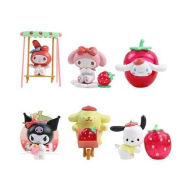 Imagem de Conjunto De Brinquedos Em Caixa Surpresa Da Série Pijamas Kawaii 6 Peç