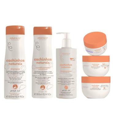 Imagem de Kit Arvensis Vegano Cachinhos Naturais Crespos (6 Produtos)