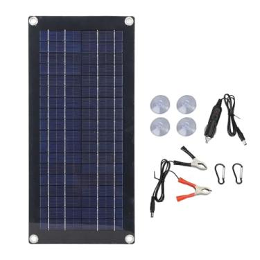 Imagem de FTVOGUE 20w 18v Carregador de Bateria Solar Mantenedor Controlador de Carga Inteligente Kit Carregador de Célula de Energia Solar para Carro Barco Reboque Marinho