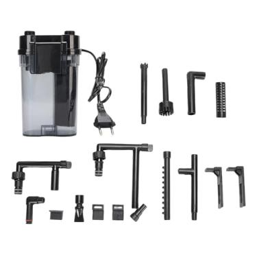 Imagem de Luocute Filtro de Aquário, Suspensão Externa Em 120L 450L/H 6W Design de Baixo Nível de água, Com Barra de Pulverização de Skimmer de Superfície, para Aquários Lagos de Peixes Ao Ar (Plugue UE 220V)