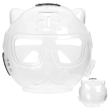Imagem de Capacete Para Gatos Durante Tosa E Banho,Capuz Anti-Mordida Para Gatinho,Cobertura Transparente Para Cabeca No Tratamento - Para Limpeza E Tosquia De Gatos E Caes Pequenos Em Procedimentos De Banho