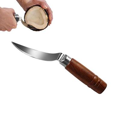 Imagem de JTLB Faca abridor de coco extrator de frutas de aço inoxidável para cozinha doméstica (cor sortida)