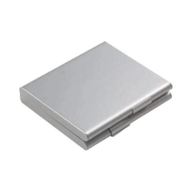 Imagem de Estojo De Cigarros Ultra-Fino Em Liga De Alumínio Para 20 Cigarros Com