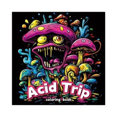 Imagem de Livro para colorir Mushroom World Livro ilustrado para adultos Design 