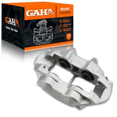 Imagem de GAHA 187017 Conjunto de pinça de freio a disco dianteiro esquerdo sem suporte para Chevy Corvette 1965-1982, lado do motorista dianteiro