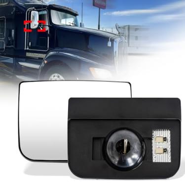 Imagem de Para vidro espelhado inferior T660, vidro espelhado inferior aquecido para Kenworth T170 T270 T370 T440 T470 T660 T800, PETERBILT 389