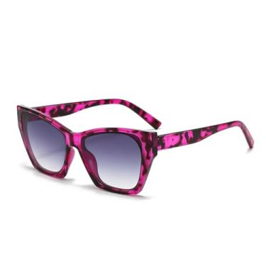 Imagem de HPIRME Óculos Vintage Femininos Armação Pequena Estilo Retrô Proteção UV400 (6209-C10)