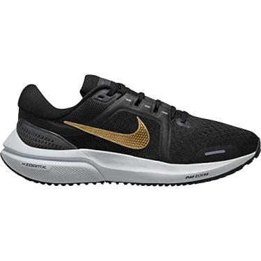 Imagem de Nike Sapatos de Ginástica para Mulher de Corrida, Preto/Cinza fumê escuro/platina pura/moeda de ouro metálico, 7.5