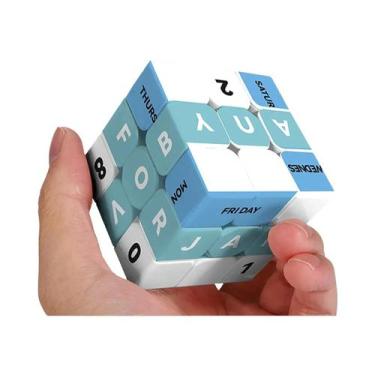 Imagem de Cubo Mágico 3D 3x3x3 Impresso Em UV, Jogo De Velocidade Suave, Alívio 