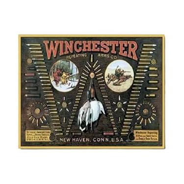 Imagem de Placa De Metal Vintage Com Tema De Pistola, Placa De Parede De Ferro P