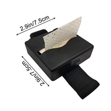 Imagem de Yinhing Dispensador de Pulso de Papel Permanente para Salão de Beleza, Tintura de Cabelo, Papel Permanente, Ferramenta de Estilo de Cabeleireiro, Bandagem Elástica Reutilizável (Papel permanente)