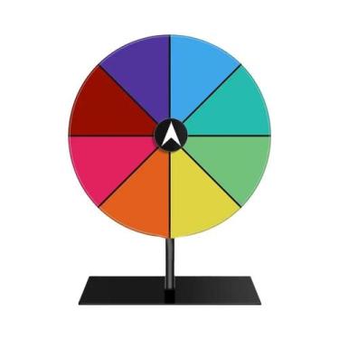 Imagem de Roda De Prêmios De Mesa Para Jogos, Tipo Roleta Colorida, De Alta Resi