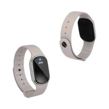 Imagem de Pulseira De Silicone Ajustável Com Carregamento USB E Antimosquito Par