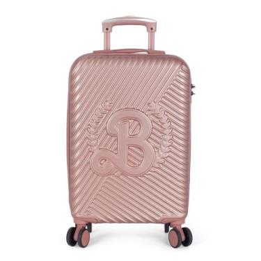 Imagem de Mala de Bordo Barbie Rose Gold Edição Especial Mattel 80 anos MF10537B