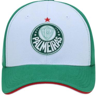 Imagem de Boné Palmeiras Patch Silk Frontal Verde Supercap-Masculino