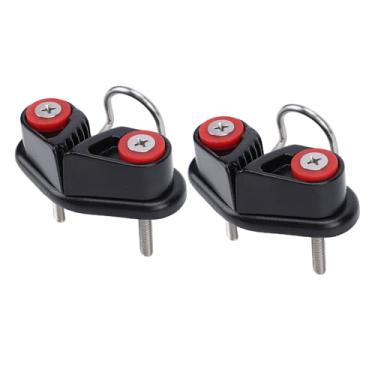 Imagem de Brrnoo 2 Presilhas da Came do Caiaque Dos Pces, Grampo Rápido de Pouco Peso da Vela Canoa do Barco Entrada Liga de Alumínio Com Entrada Dada Forma Funil para o Iate