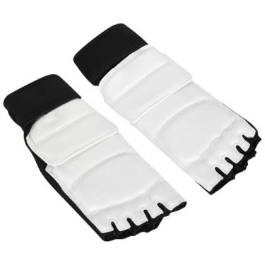 Imagem de SPYMINNPOO Suporte de Tornozelo para Proteção de Pés Taekwondo para Crianças Adultas, Proteção para Pés de Treinamento para Academia de Kickboxing, Material PU Macio Resistente Ao Desgaste, 2 Peças
