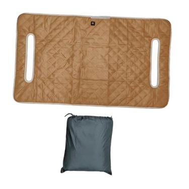 Imagem de Aymzbd Capa para Assento de Carrinho de Golfe, Capa para Almofada de Assento, Fácil de Limpar, Elegante Manta Aquecida para Golfe, Assentos para 2 Pessoas, E, Marrom