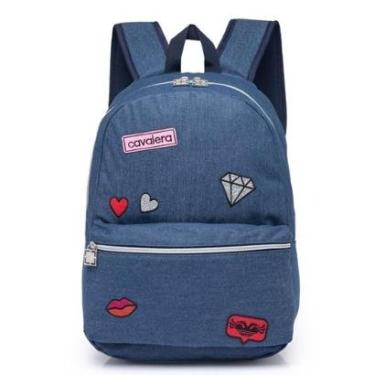 Imagem de Mochila Bolsa Cavalera Faculdade Escolar Notebook 18 Litros-Feminino