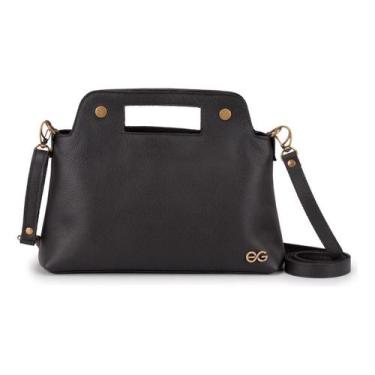 Imagem de Bolsa Feminina alça Transversal Média Tiracolo Couro 100% Legítimo - E