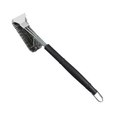 Imagem de Escova De Limpeza Para Churrasqueira De Aço, Escova De Fio Para Fogão 