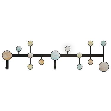 Imagem de KEG801302 Gancho para casaco e chapéu ganchos criativos para porta de entrada, prateleiras de entrada, ganchos de metal para pendurar na parede, ganchos simples para pendurar