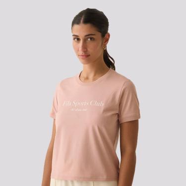 Imagem de Camiseta Fila Regular Sport Club Feminina Rosê-Feminino