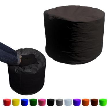 Imagem de Puff Apoio De Pés Peseira Descanso Ergonômico Com Enchimento - Mercadã