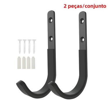 Imagem de Suporte De Parede Para Armas Em Aço Reforçado Com Ganchos De Armazenam