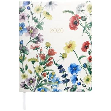 Imagem de WORLD TRAVELER Agenda 2026 semanal e mensal - 20 cm x 25 cm capa dura janeiro dezembro agenda agenda agenda 2026 lista de tarefas, tamanho 20 x 25 cm, multi jardim