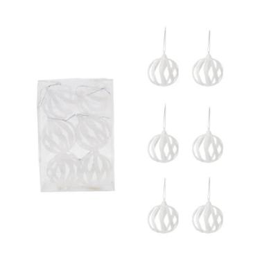 Imagem de Enfeites De Árvore De Natal 6/12 Peças Bolas Decorativas Penduradas Pa