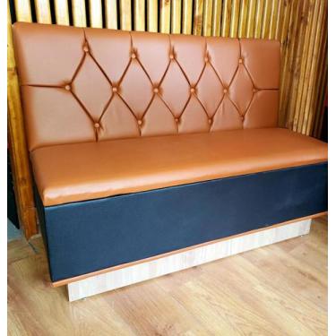 Imagem de Poltrona sofá Booth 1.10m com Recuo base - O Rei das poltronas Art e D