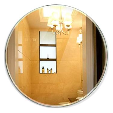 Imagem de Espelho de maquiagem espelho de banheiro montado na parede espelho de mesa de vestir redondo espelho de pasta de banheiro montado na parede espelho espelho de banheiro espelho de vaidade para mesa
