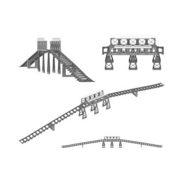 Imagem de Conjunto De Modelo De Saída E Entrada De Túnel De Trem Urbano Com Semá