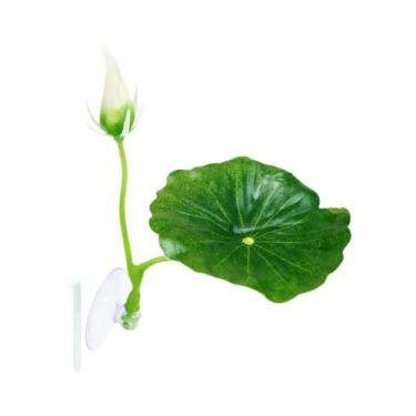 Imagem de Rede De Descanso Para Peixe Betta Folha Verde, Decoração Segura Para A