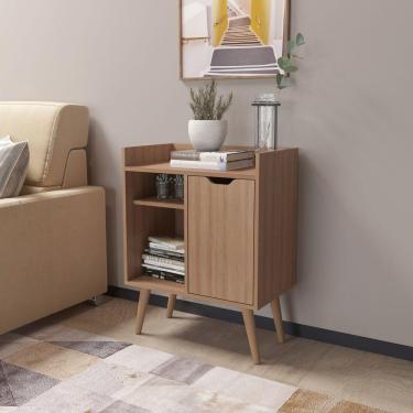 Imagem de Aparador Bar/café Multifuncional Com 1 Porta Amêndoa