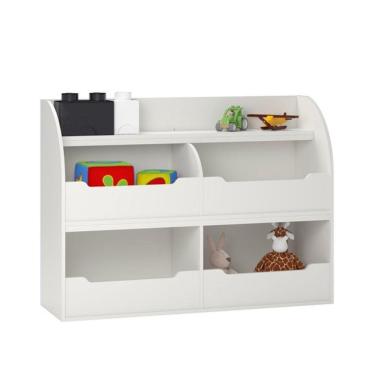 Imagem de Organizador Infantil E Nichos De Brinquedos Travis 100% Mdf