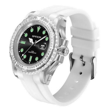 Imagem de Relógio De Quartzo Feminino Casual Alça De Silicone A Prova De D´agua