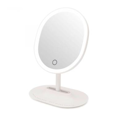 Imagem de Espelho De Mesa Com Led E Aumento Brilho