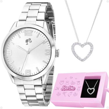 Imagem de Caixa + Relogio Feminino Prata Aço Qualidade Premium Original Edição Limitada Casual Moda Social