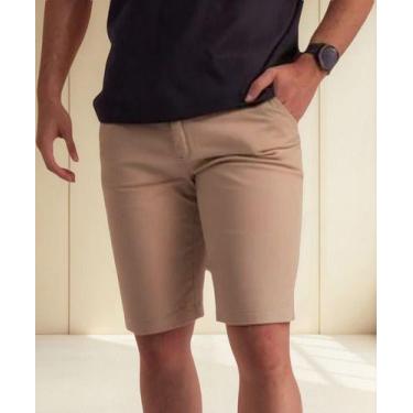 Imagem de Bermuda Sarja Masculina Estilo Elegante Confortável Versátil - Dixon J