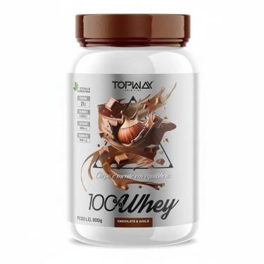 Imagem de Suplemento Whey Protein 100% Concentrado Pote 900G Topway-Unissex