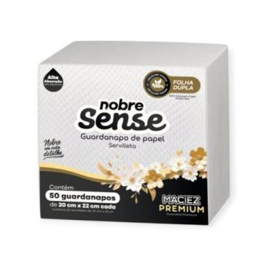 Imagem de Guardanapo De Papel 20X22Cm F. Dupla C/50Fls - Nobre Sense