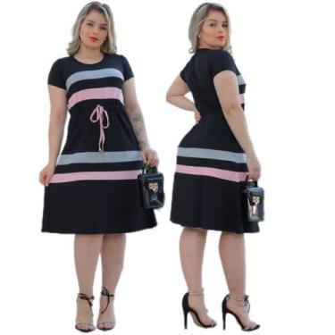 Imagem de Vestido Semi Godê em Viscolycra Premium Cores Oscuros - SARAVIA CONFEC