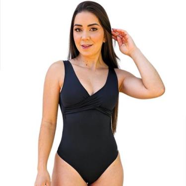 Imagem de Maiô Feminino Bicolor Bojo Alta Sustentação Boddy Uv Chapa Barriga Hid