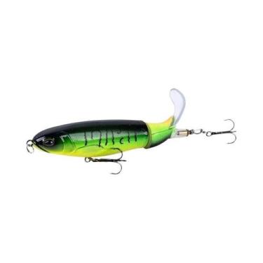 Imagem de Isca De Pesca Goture Whopper Popper Topwater Com Cauda Rotativa, 10cm,